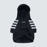 "WOOF" Hunde Hoodie - Schwarz & Reflektierend