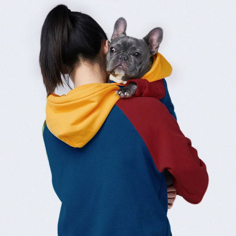Buntstift Farbe Block Hoodie
