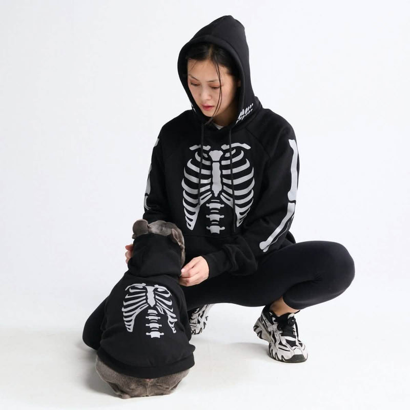 Halloween Menschen Hoodie - Skelett