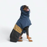 Breatheshield™ Hunderegenmantel - Blau Gold Schwarz