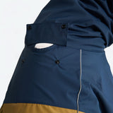 Breatheshield™ Hunderegenmantel - Blau Gold Schwarz