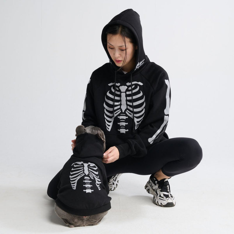 Halloween Menschen Hoodie - Skelett