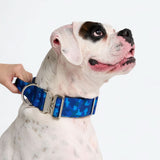 Komfort-Kontrollhalsband-Set - Blau Camo