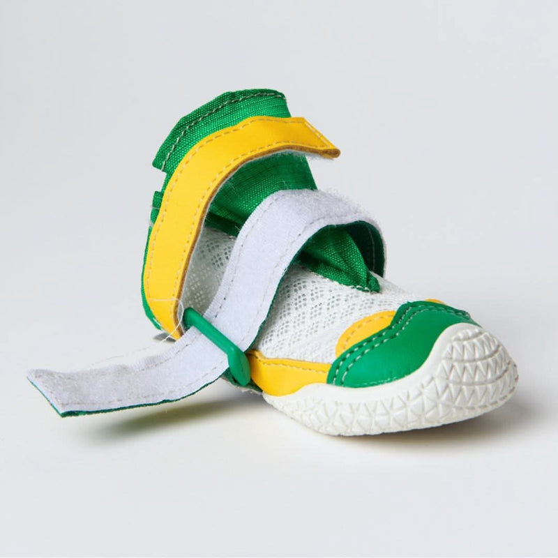 Hot Pavement Pawtector Hundeschuhe – Grün Gelb