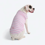 Gestreiftes Shirt - Lila Blau