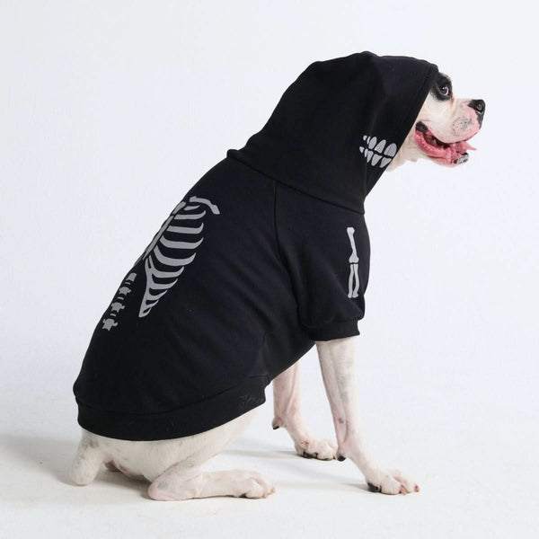 Halloween-Hundeh hoodie – Skelett