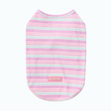 Gestreiftes Shirt - Lila Blau
