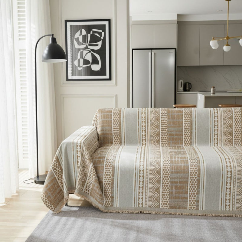 Sofabezug – Moderner Mosaik Beige