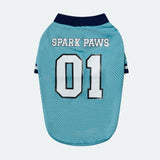 Football-Mesh-Trikot - Blau