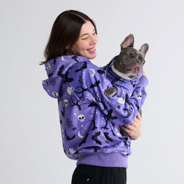 Halloween Menschen Kapuzenpullover - Lila