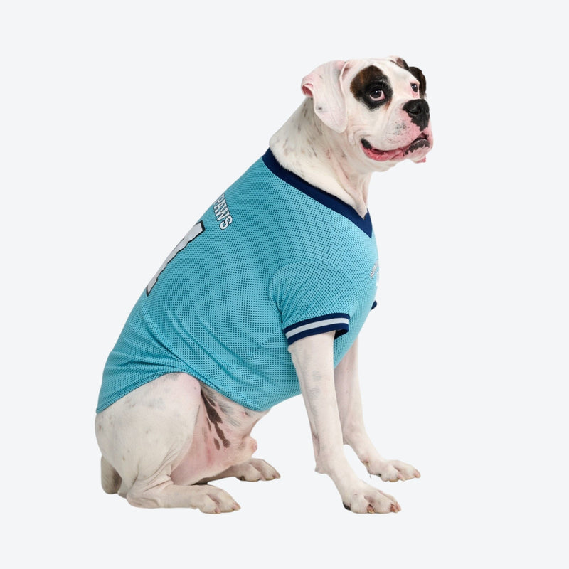 Football-Mesh-Trikot - Blau