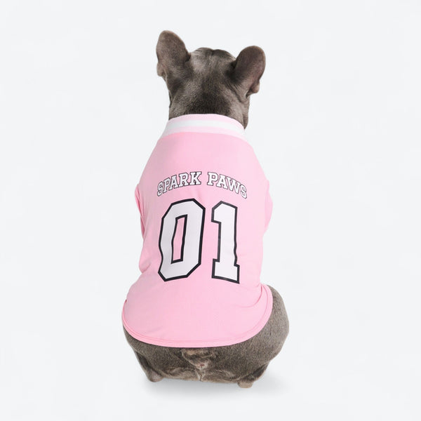 Football-Mesh-Trikot - Rosa