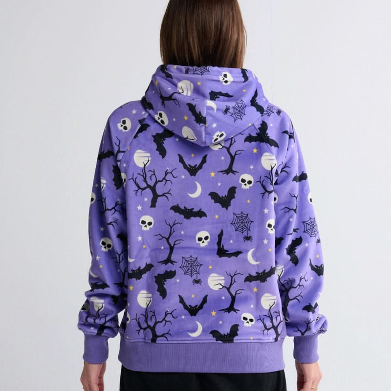 Halloween Menschen Kapuzenpullover - Lila