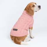 Pink Cableknit||size:L
