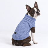 Blue Cableknit||size:L