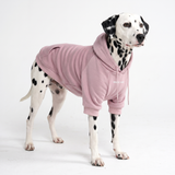 Essentielles Hunde Hoodie - Purpurtaupe