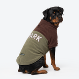 Brown Olive Plush Fleece Dog Sweater||size:4XL
