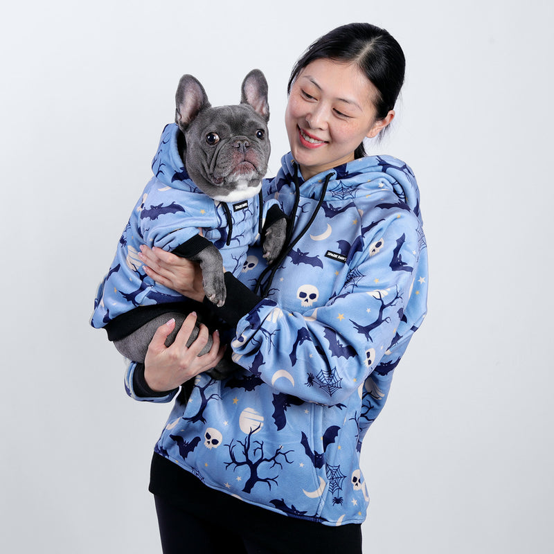 Halloween Menschen Kapuzenpullover - Blau