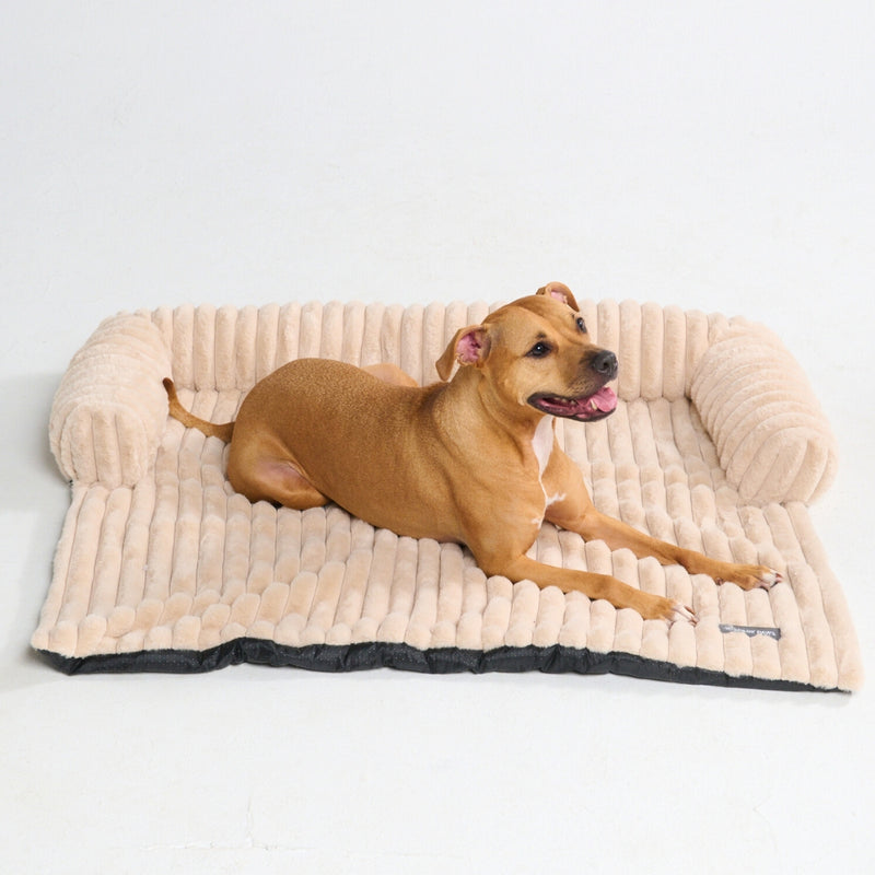 Luxus Sofa-Schonbezug Hundebett - Beige
