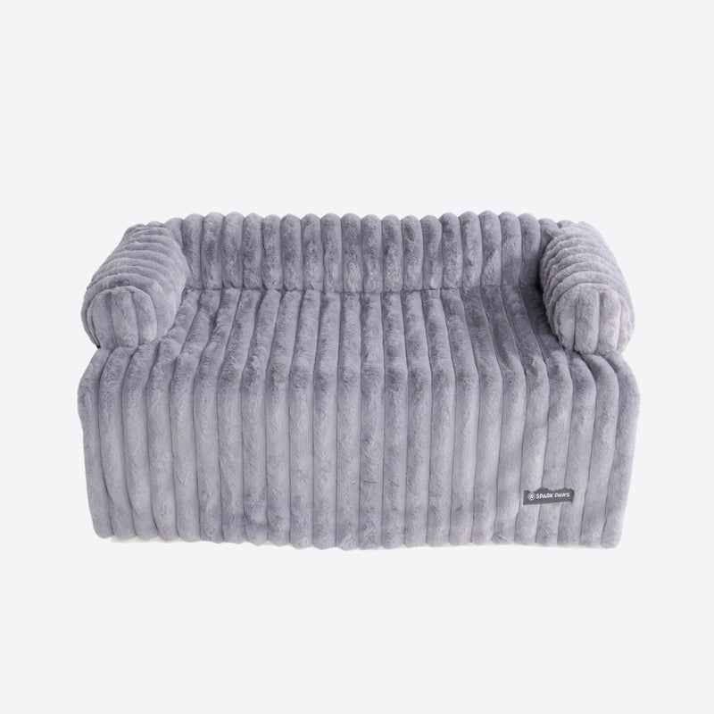 Luxus Sofa-Schonbezug Hundebett - Grau