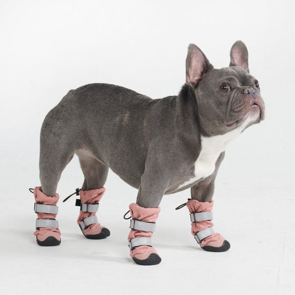 Flex Shell Wasserfeste Hundestiefel - Rosa