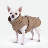 Brown Quilted Winter Jacket||size:S
