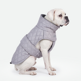 Grey Quilted Winter Jacket||size:3XL