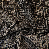 Rustic Boho Black Couch Cover