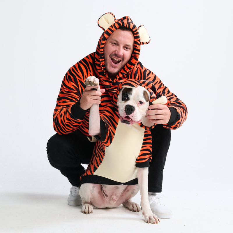 Halloween Menschen Hoodie - Tiger