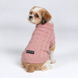 Pink Cableknit||size:M