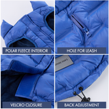 Blue Thermosonic Winter Jacket||size:S,M,L,XL,2XL,3XL,4XL