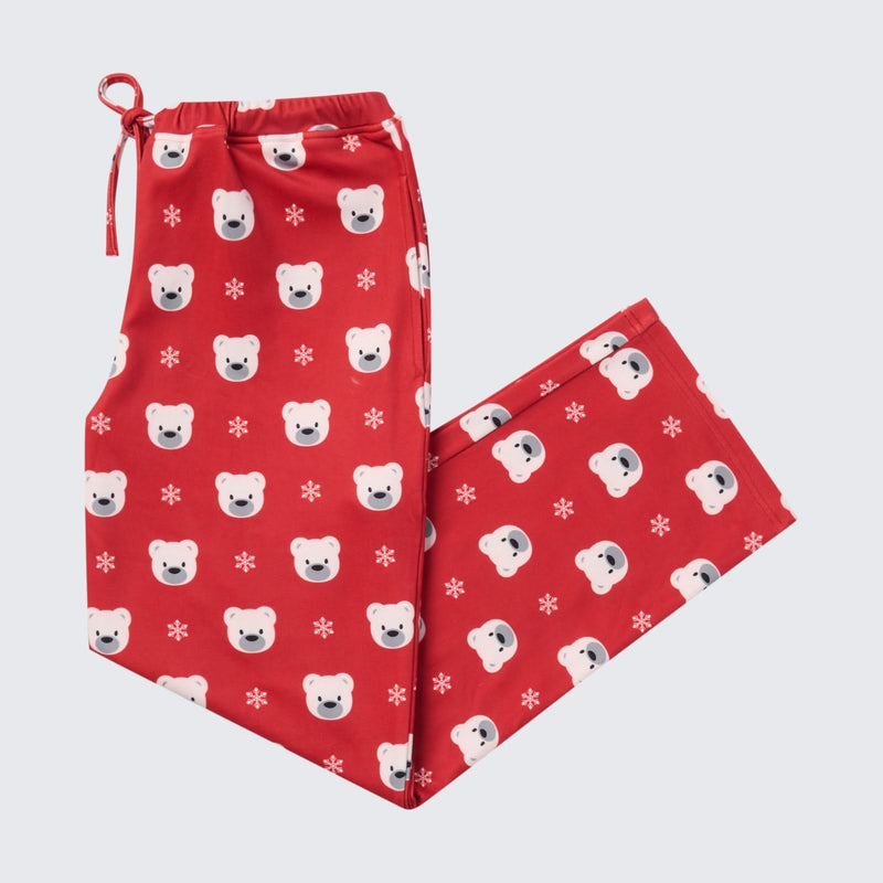Weihnachtspyjamahose - Eisbär