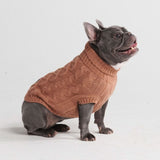Strickpullover für Hunde - Braun
