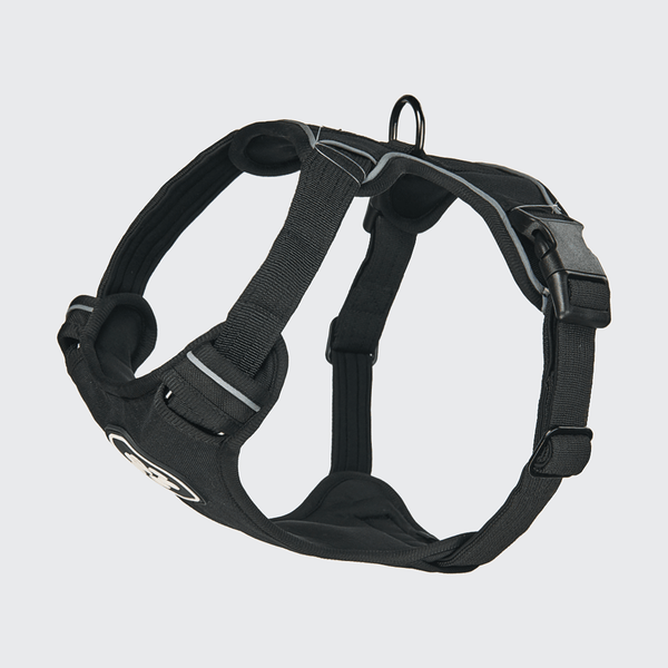 Comfort Control Geschirr für große Hunde - Schwarz