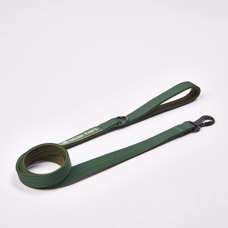 Taktisches Hundehalsband - und Leinen-Set - Grün