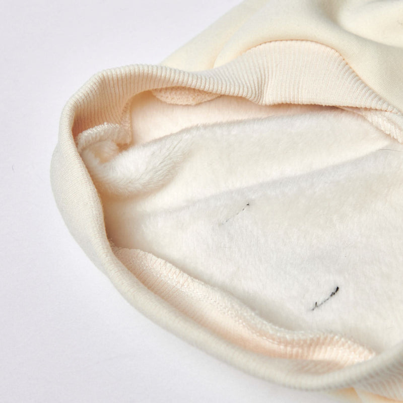 Oliv Creme Hunde Hoodie