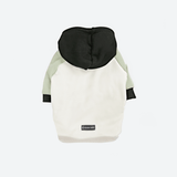 Oliv Creme Hunde Hoodie