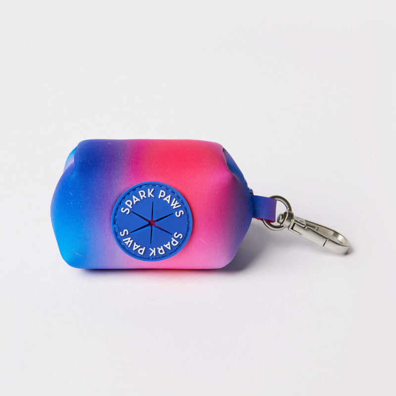 Taktisches Hundehalsband - und Leinen-Set - Rosa-Blau
