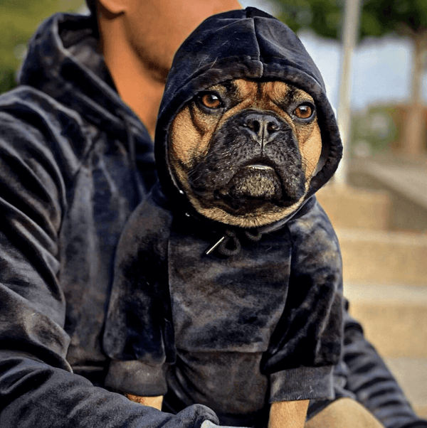 Velvet Human Kapuzenpullover - Obsidianschwarz