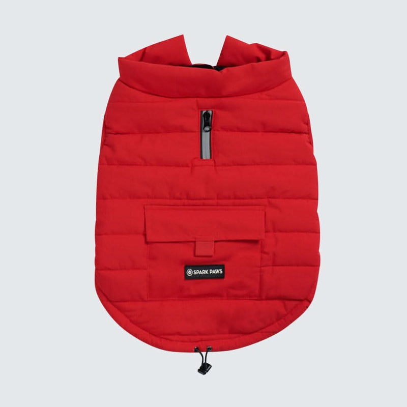 WarmShield™ wasserdichte Jacke – Rot